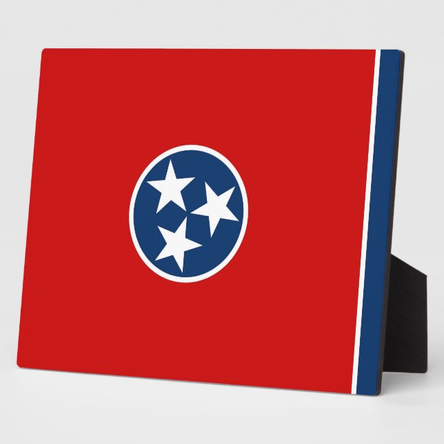 Photo Plaque du drapeau d'état du Tennessee (Côté)