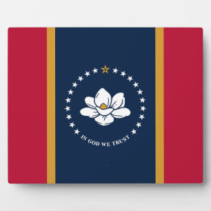 Photo Plaque du drapeau du Mississippi