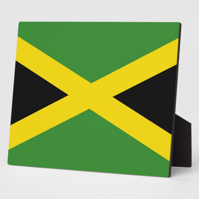 Photo Plaque du drapeau jamaïcain (Côté)