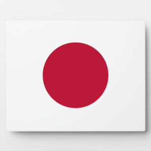 Photo Plaque du drapeau japonais