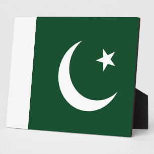 Photo Plaque du drapeau pakistanais