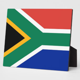 Photo Plaque du drapeau sud-africain