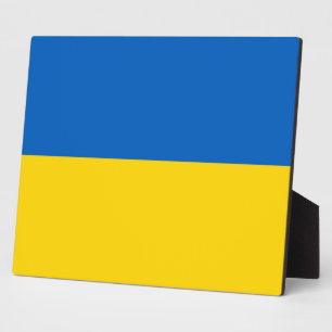 Photo Plaque du drapeau ukrainien