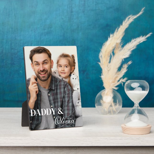 Photo Plaque du jour de papa (Côté)