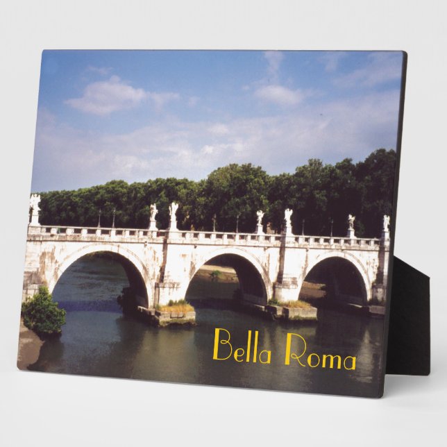 Photo Plaque du pont Bella Roma Sant Angelo (Côté)