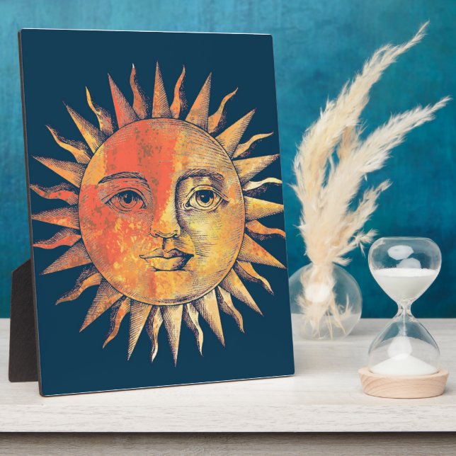 Photo Plaque du soleil (Côté)