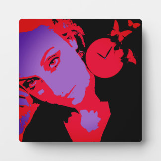 Photo Plaque en papier peint à trois couleurs Portrait a