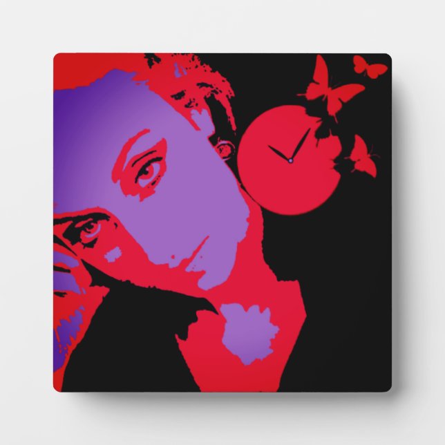 Photo Plaque en papier peint à trois couleurs Portrait a (Devant)