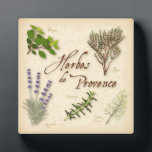 Photo Plaque Herbes de Provence<br><div class="desc">Herbes de Provence, un mélange populaire d'herbes aromatiques du sud-ouest de la France utilisé par les chefs pour savourer viandes, poissons, soupes, ragoûts et légumes. Combiner les herbes séchées entières : 2 c. à s. Feuilles De thym 1 C. À S. Oregano feuilles 1 C. À S. Feuilles de romarin...</div>
