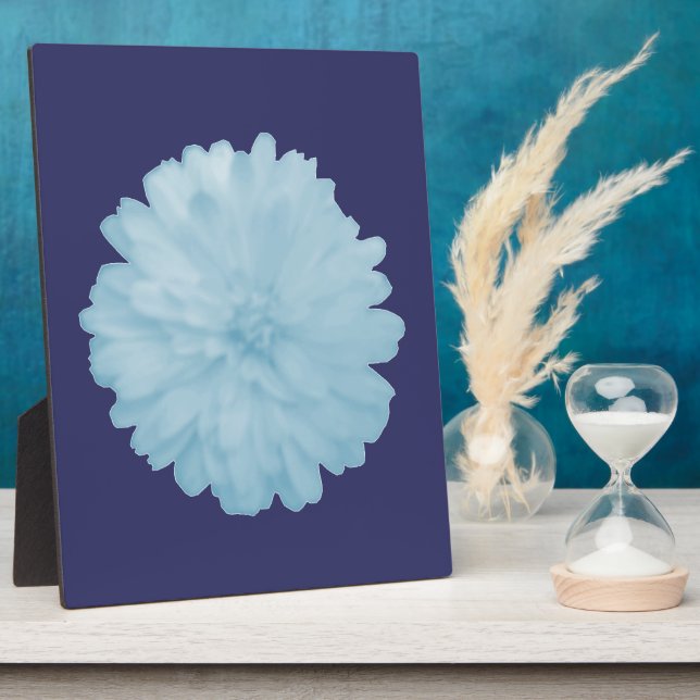 Photo Plaque Icy Blue Marigold (Côté)