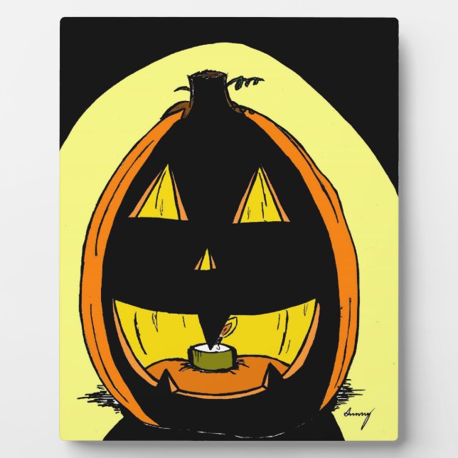 Photo Plaque Jack o' Lantern (Devant)