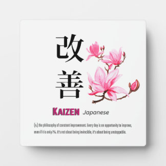Photo Plaque japonaise Kaizen