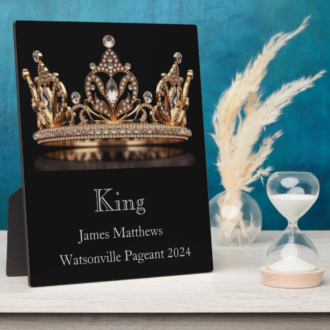 Photo Plaque King Crown Pageant (Côté)