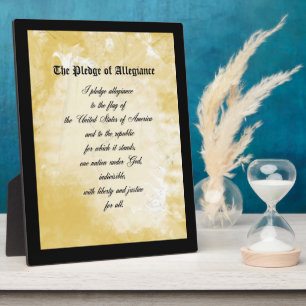 Photo Plaque - Le serment d'allégeance