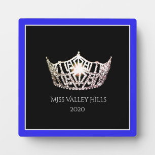 Photo Plaque Miss America Silver Crown Awards