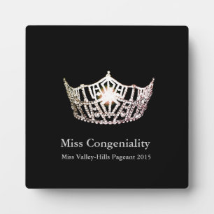 Photo Plaque Miss America Silver Crown Awards
