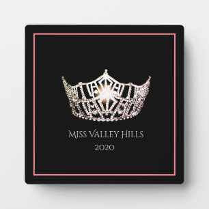 Photo Plaque Miss America Silver Crown Awards