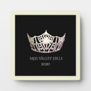 Photo Plaque Miss America Silver Crown Awards