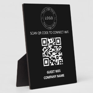 Photo Plaque noire pour réseau Wifi et mot de passe