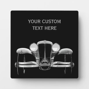 Photo Plaque personnalisée de la voiture Vintage