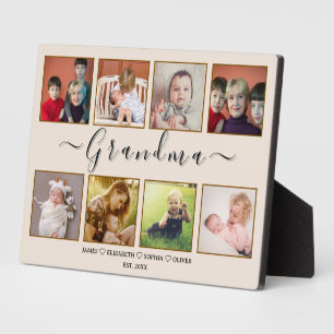 Photo Plaque personnalisée pour grand-mère – Cadeau pour