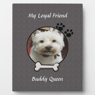 Photo Plaque pour mon chien ami fidèle