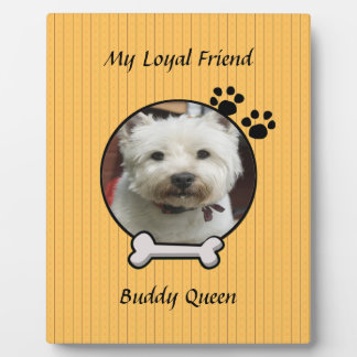Photo Plaque pour mon chien ami fidèle