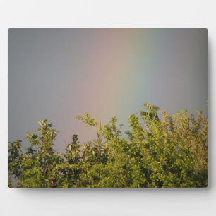Photo Plaque Rainbow Sky