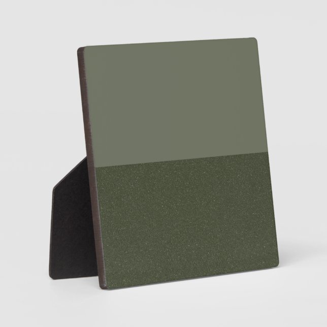 Photo Plaque signalétique de la table personnalisée vert (Recto)