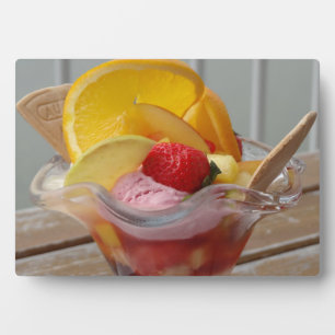 Photo Plaque Sundae de glace Cream