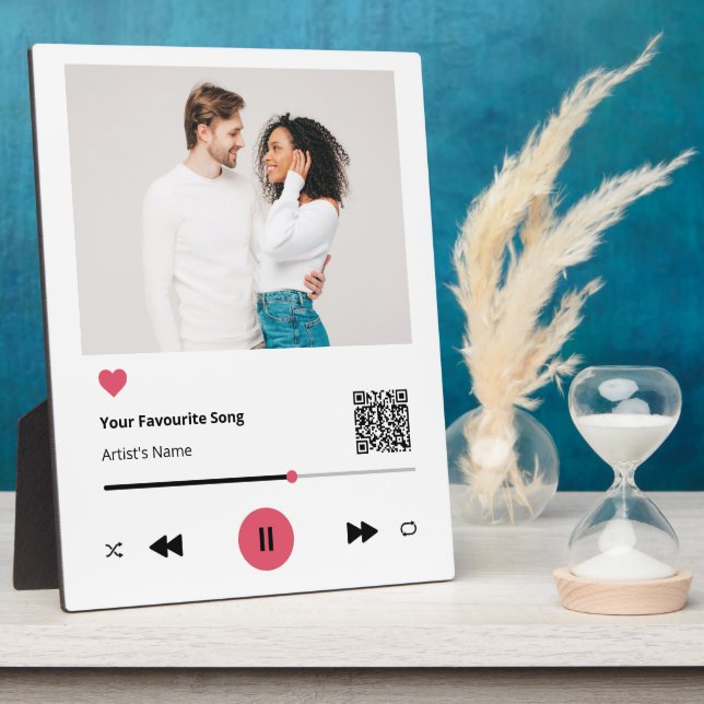 Photo Plaque tablette de la chanson préférée personnalis (Côté)
