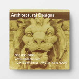 Photo Plaque - Tête de lion