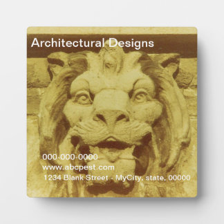 Photo Plaque - Tête de lion