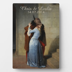 Photo Plaque texte personnalisée Kiss / Il Bacio