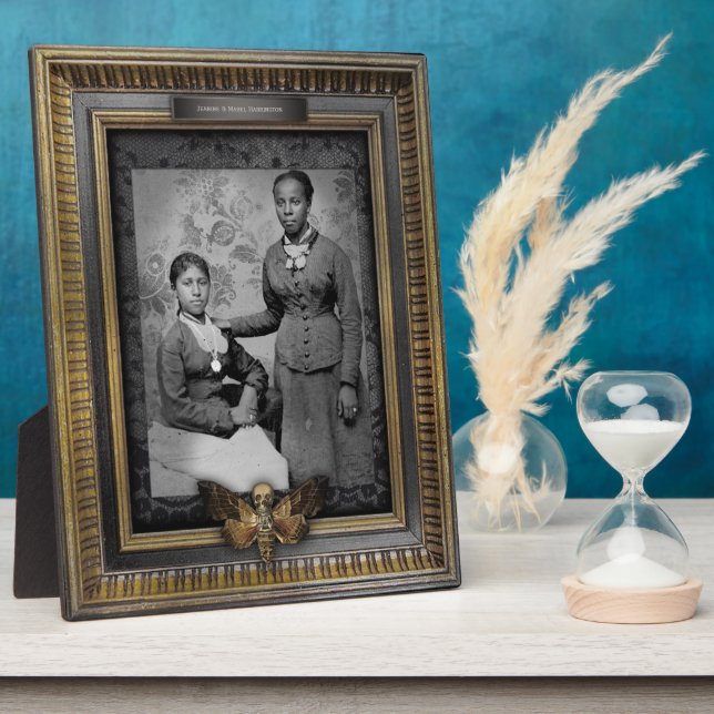 Photo Portrait hanté | Plaque | Femmes afro-américaines (Côté)