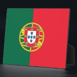Photo Portugal Flag Plaque<br><div class="desc">Awesome Plaque with Flag of Portugal. This product its customizable.</div>