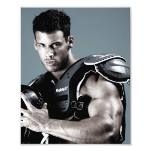 Photo Pose de football Justin Woltering - 8 x10