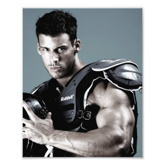 Photo Pose de football Justin Woltering - 8 x10