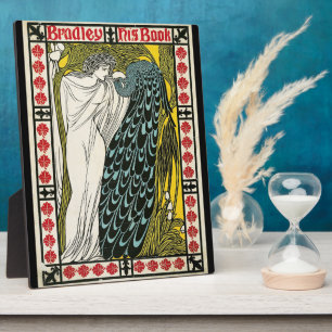 Photo Poster vintage : Peacock : Plaque femme