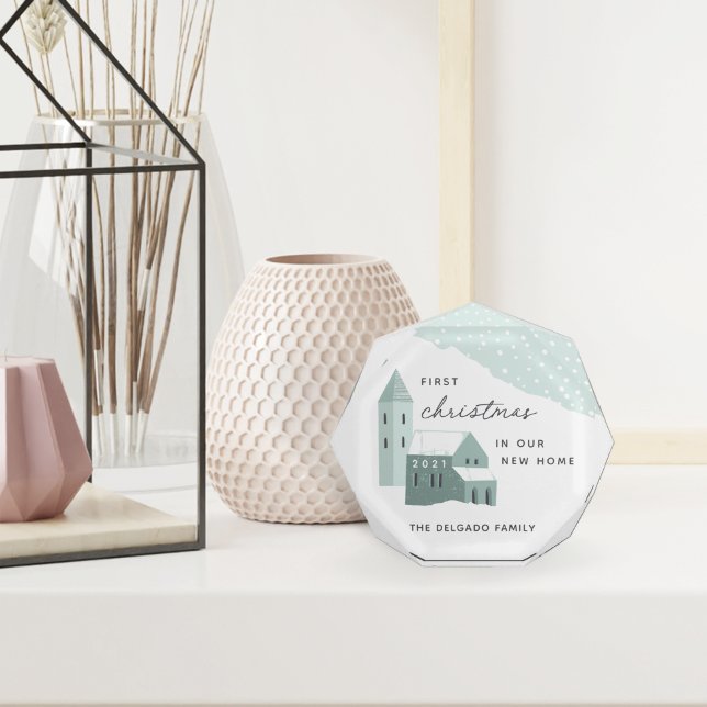 Photo Premier Noël dans notre nouveau bloc acrylique (Créateur téléchargé)