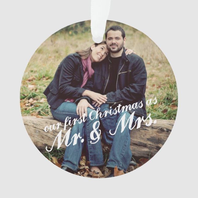 Photo Premier Noël M. & Mme Ornament (devant)