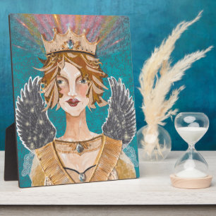 Photo Priestesse Paloma Guardian Angel Princess Plaque