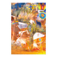 Photo Prin de l'amérindienne RAINBOUR WARRIOR SPIR