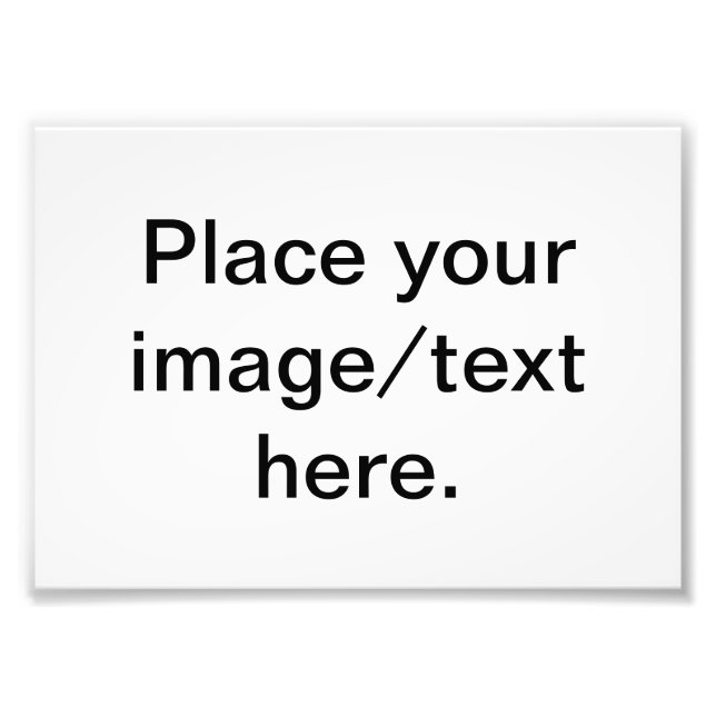 Photo professionnelle 7 x 5 Modèle (Devant)