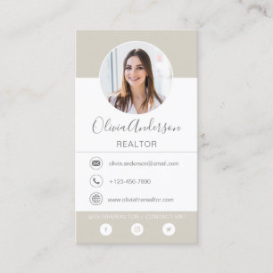 Photo professionnelle Carte de visite en terre cui