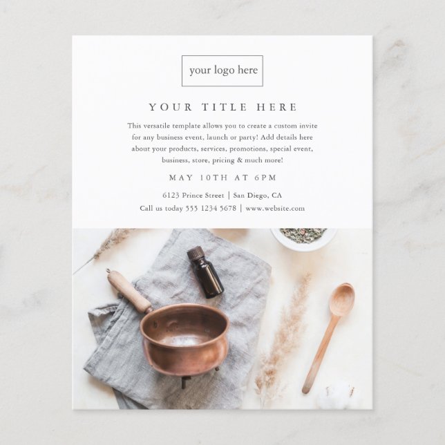 Photo professionnelle minimaliste de l'événement p (Devant)