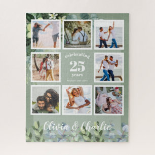 PHOTO Puzzle Mariage Anniversaire de verdure Thème