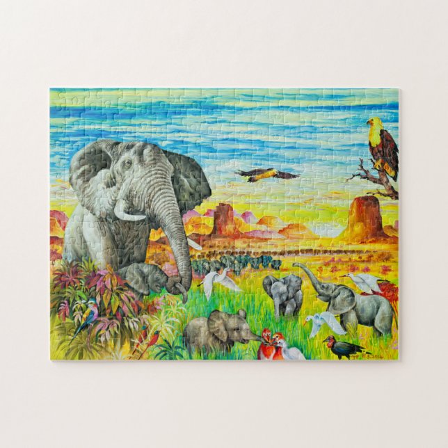 Photo Puzzle with Gift Box (Horizontal)