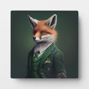 Photo Renard rouge dans une plaque de costume de la Sain