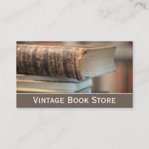 Photo Retro, Boutique de livres Vintage - Carte de